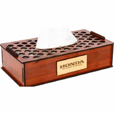 Wooden Tissue Box